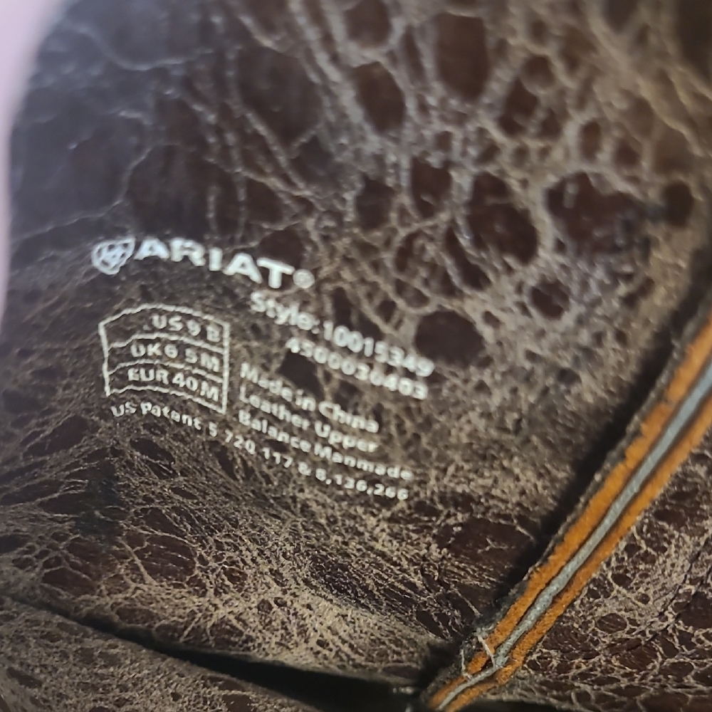 Ariat Brown Western Ankle Boots - Picture 4 of 16